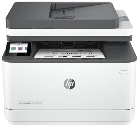 HP LaserJet Pro MFP 3102fdwe Mono Laser Alt i Ett Laserprinter Multifunksjon med Faks - Monokrom - Laser