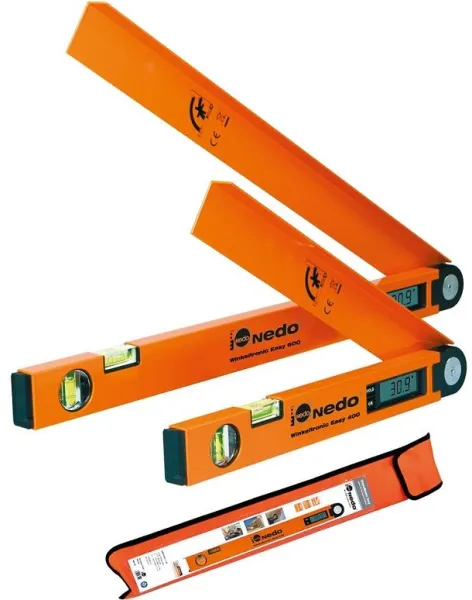 Nedo Digital vinkelmåler 400mm 0-200°